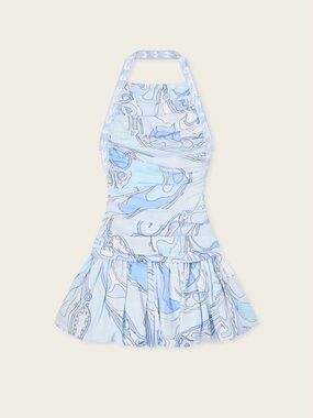 PUCCI - ORCHIDEE PRINT BALLOON DRESS NWT - size 4